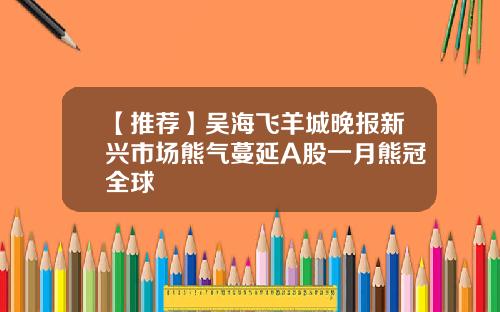 【推荐】吴海飞羊城晚报新兴市场熊气蔓延A股一月熊冠全球