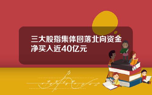 三大股指集体回落北向资金净买入近40亿元