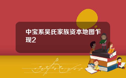 中宝系吴氏家族资本地图乍现2