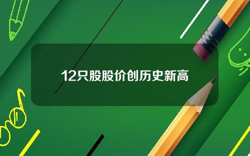 12只股股价创历史新高