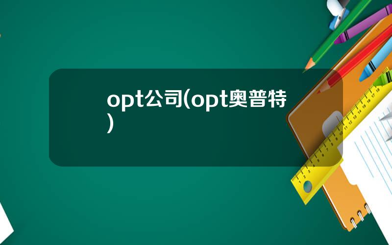 opt公司(opt奥普特)