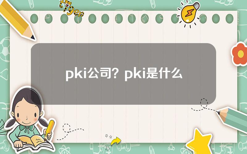 pki公司？pki是什么