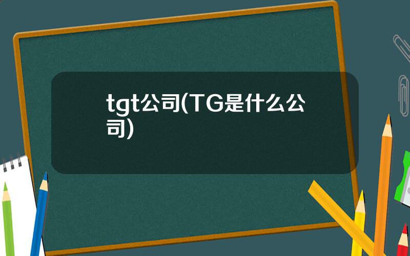 tgt公司(TG是什么公司)