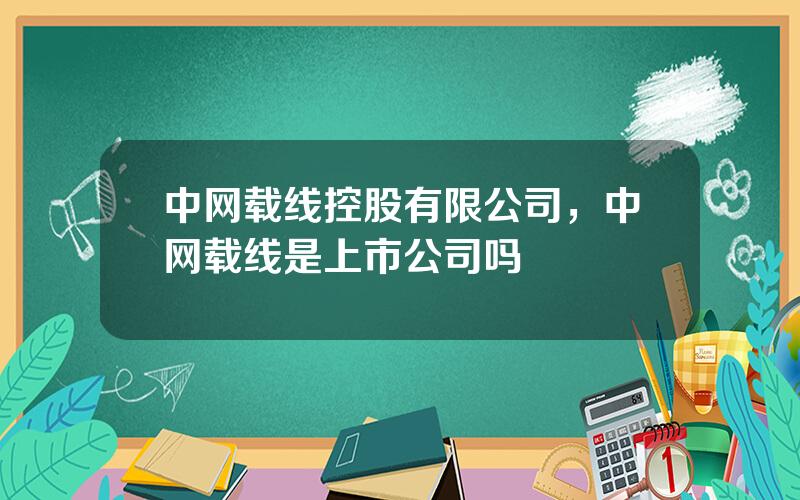 中网载线控股有限公司，中网载线是上市公司吗